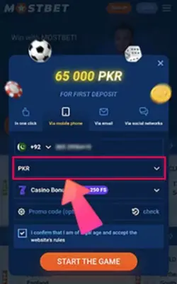 Currency Selection