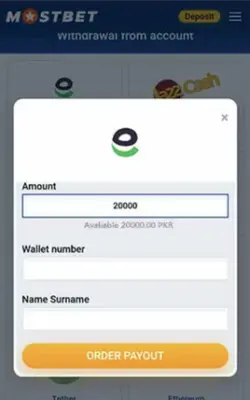 Enter the Amount